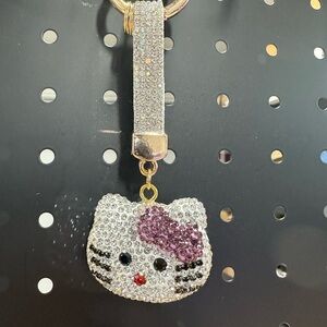 👉 Bling Kitty Character Keychain Bag Charm | Exact Item Shown